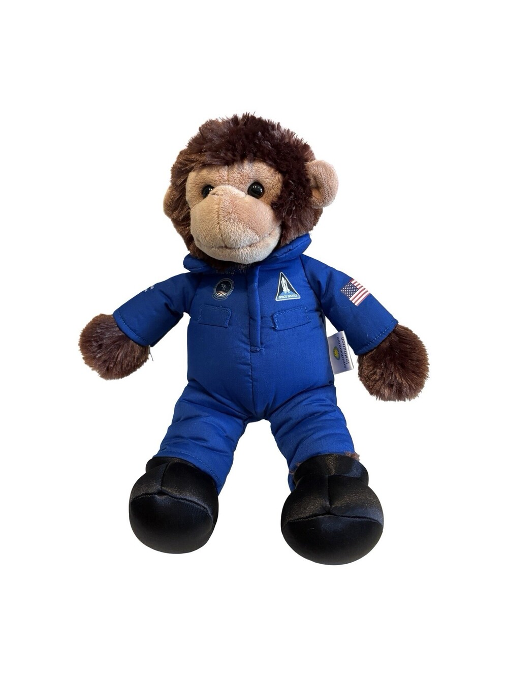 Astronaut Monkey Space Shuttle USA Plush Smithsonian Institution Blue Doll Toy